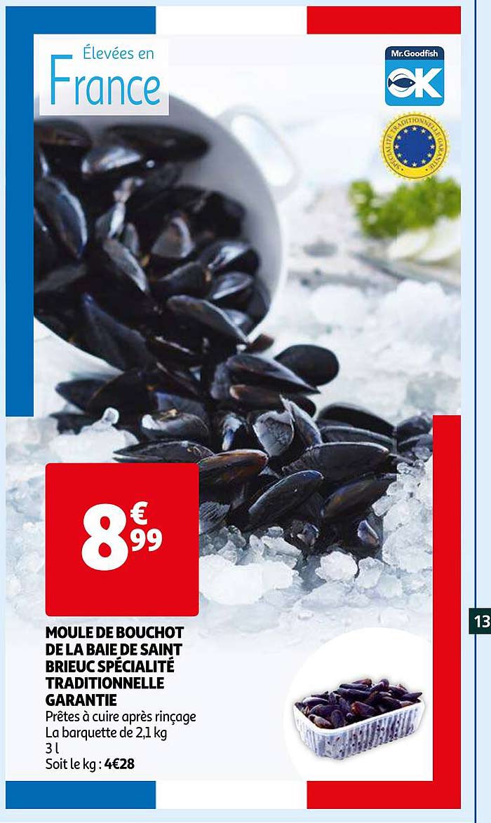 moule de bouchot de la baie de saint brieuc spécialité traditionnelle garantie