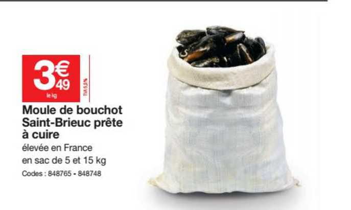 Moule De Bouchot Saint-brieuc Prête à Cuire