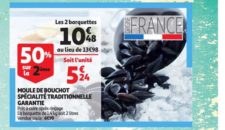 moule de bouchot spécialité traditionnelle garantie
