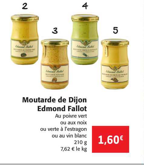 moutarde de dijon edmond fallot