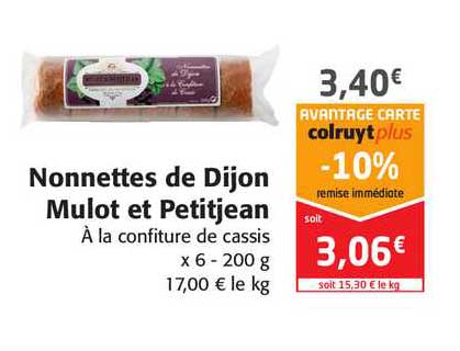 nonnettes de dijon mulot et petitjean