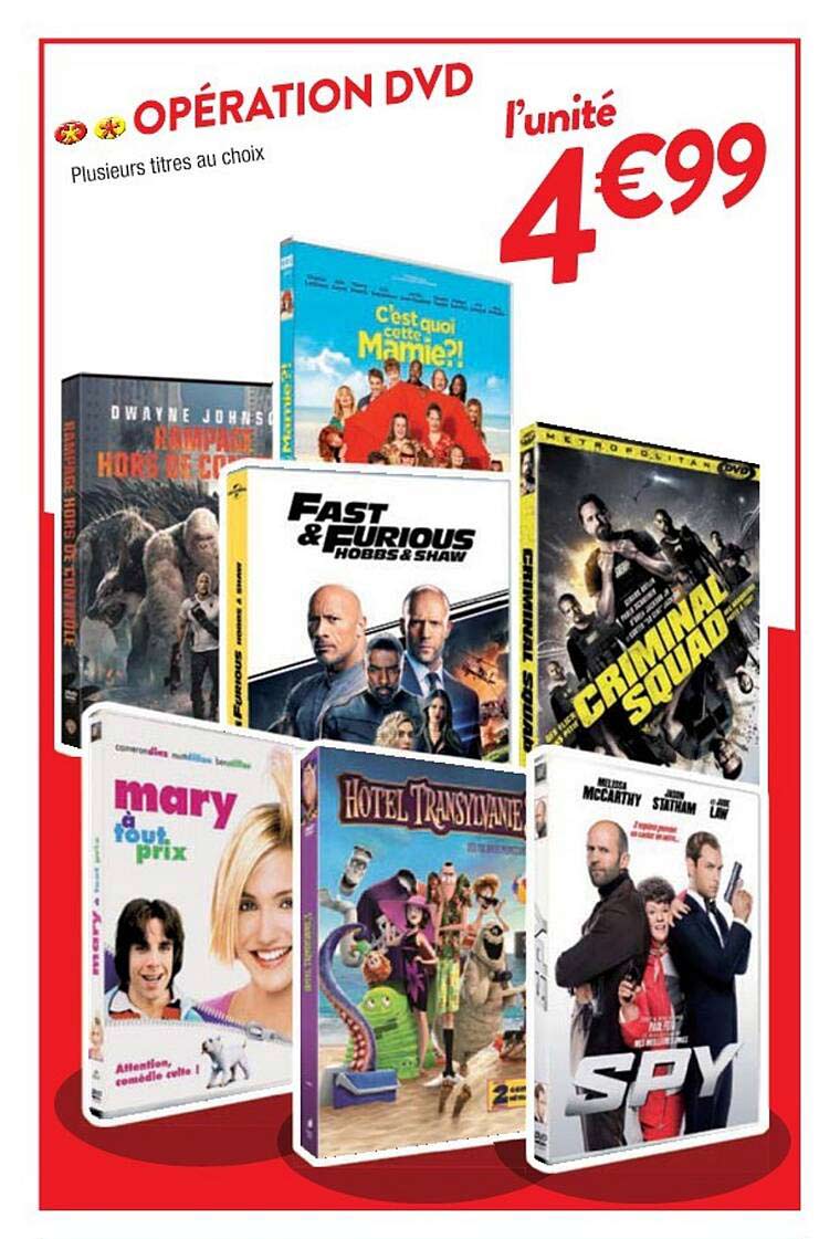 Opération Dvd