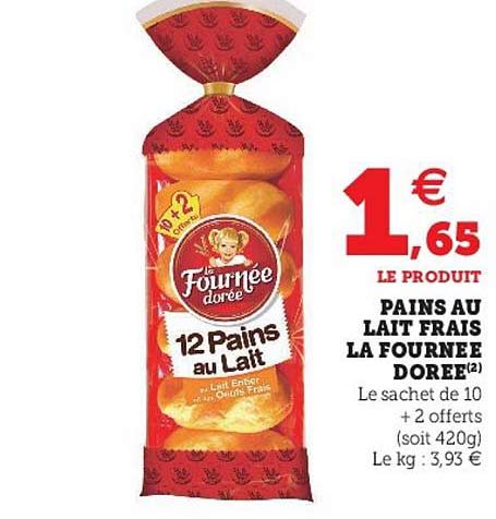 pains au lait frais la fournée dorée