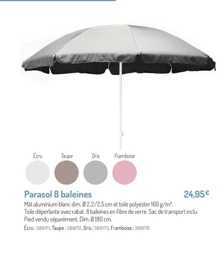 Parasol 8 Baleines