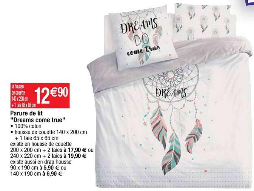 parure de lit "dreams come true"