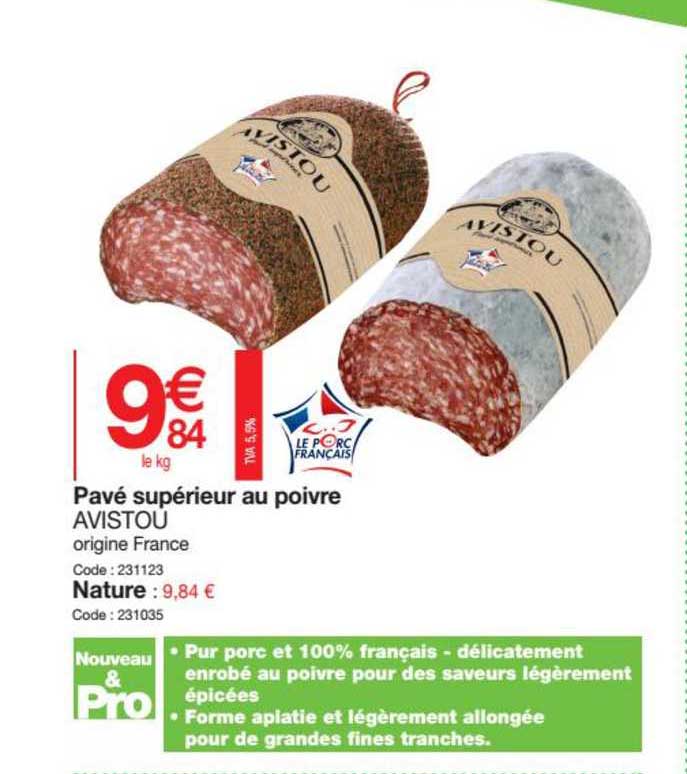 Pavé Supérieur Au Poivre Avistou