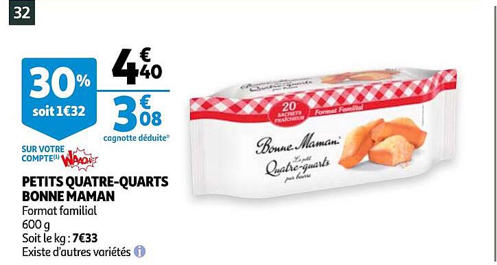 petits quatre-quarts bonne maman