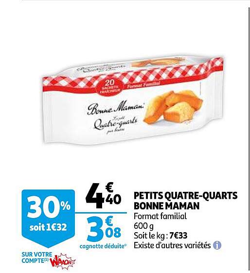 Petits Quatre-quarts Bonne Maman