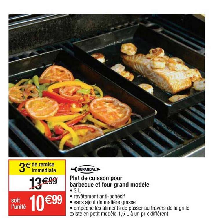 Plat De Cuisson Pour Barbecue Et Four Grand Modèle Durandal