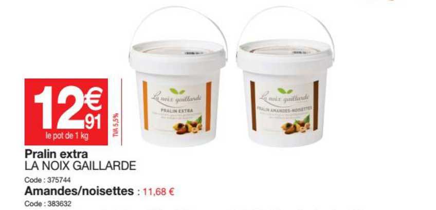 Pralin Extra La Noix Gaillarde