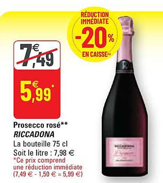 Prosecco Rosé Riccadona