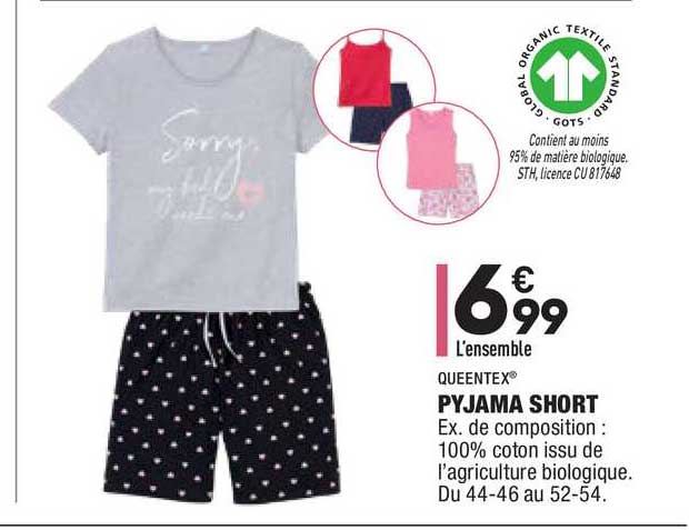 Pyjama Short Queentex