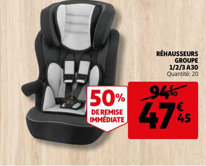 réhausseurs groupe 1-2-3 a30