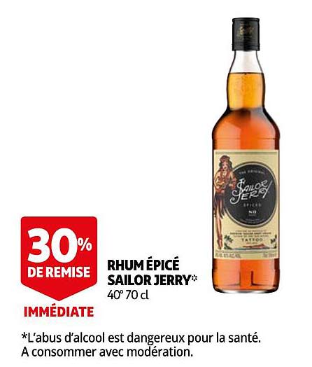 rhum épicé sailor jerry