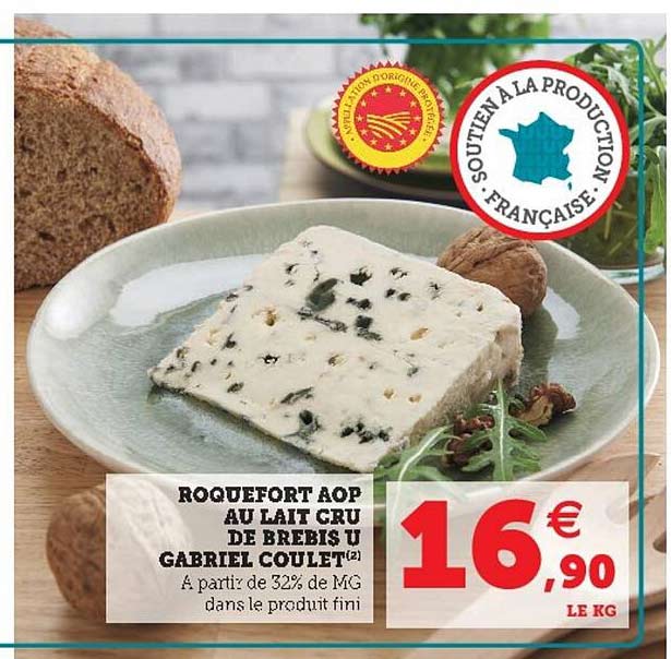roquefort aop au lait cru de brebis u gabriel coulet