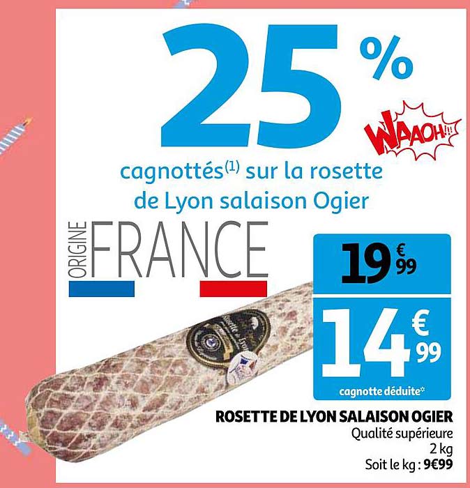 rosette de lyon salaison ogier