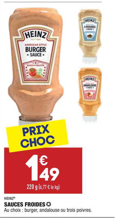 sauces froides heinz