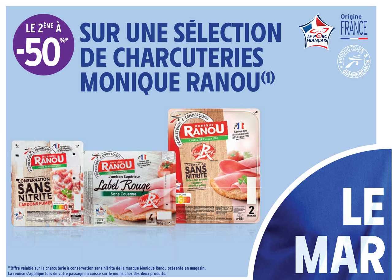 sélection de charcuteries monique ranou