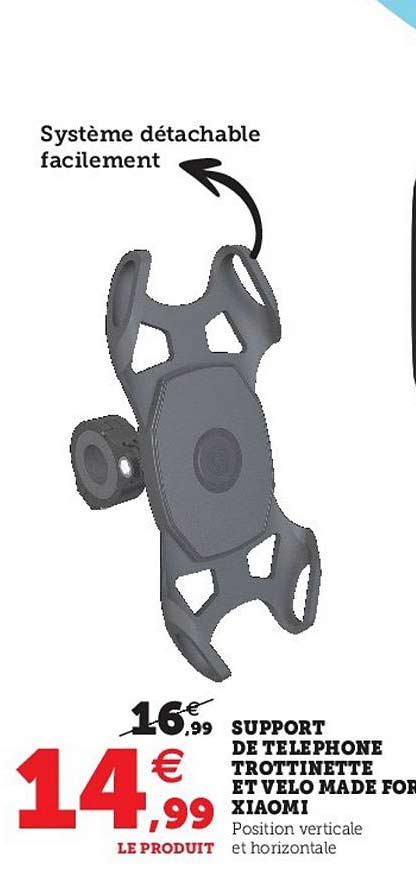 support de téléphone trottinette et vélo made for xiaomi