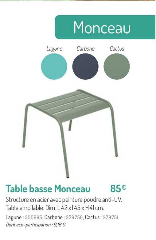 Table Basse Monceau