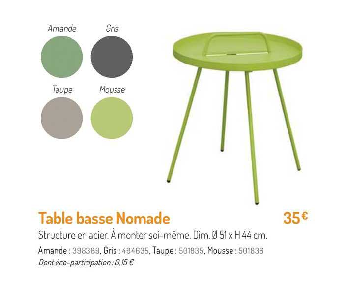Table Basse Nomade