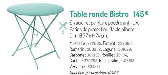 Table Ronde Bistro