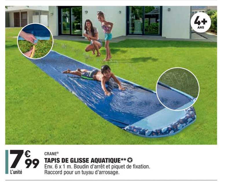 tapis de glisse aquatique crane