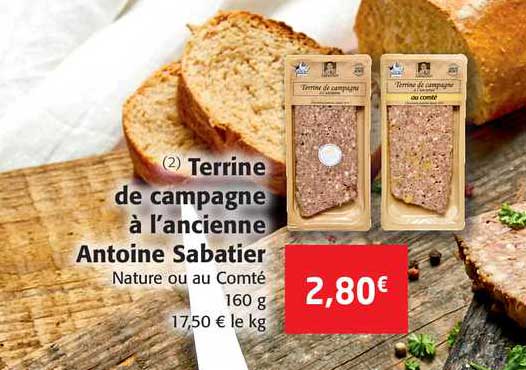 terrine de campagne à l'ancienne antoine sabatier