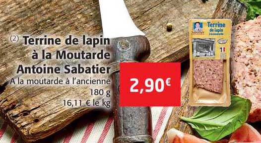 terrine de lapin à la moutarde antoine sabatier