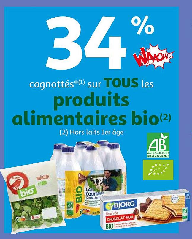 tous les produits alimentaires bio