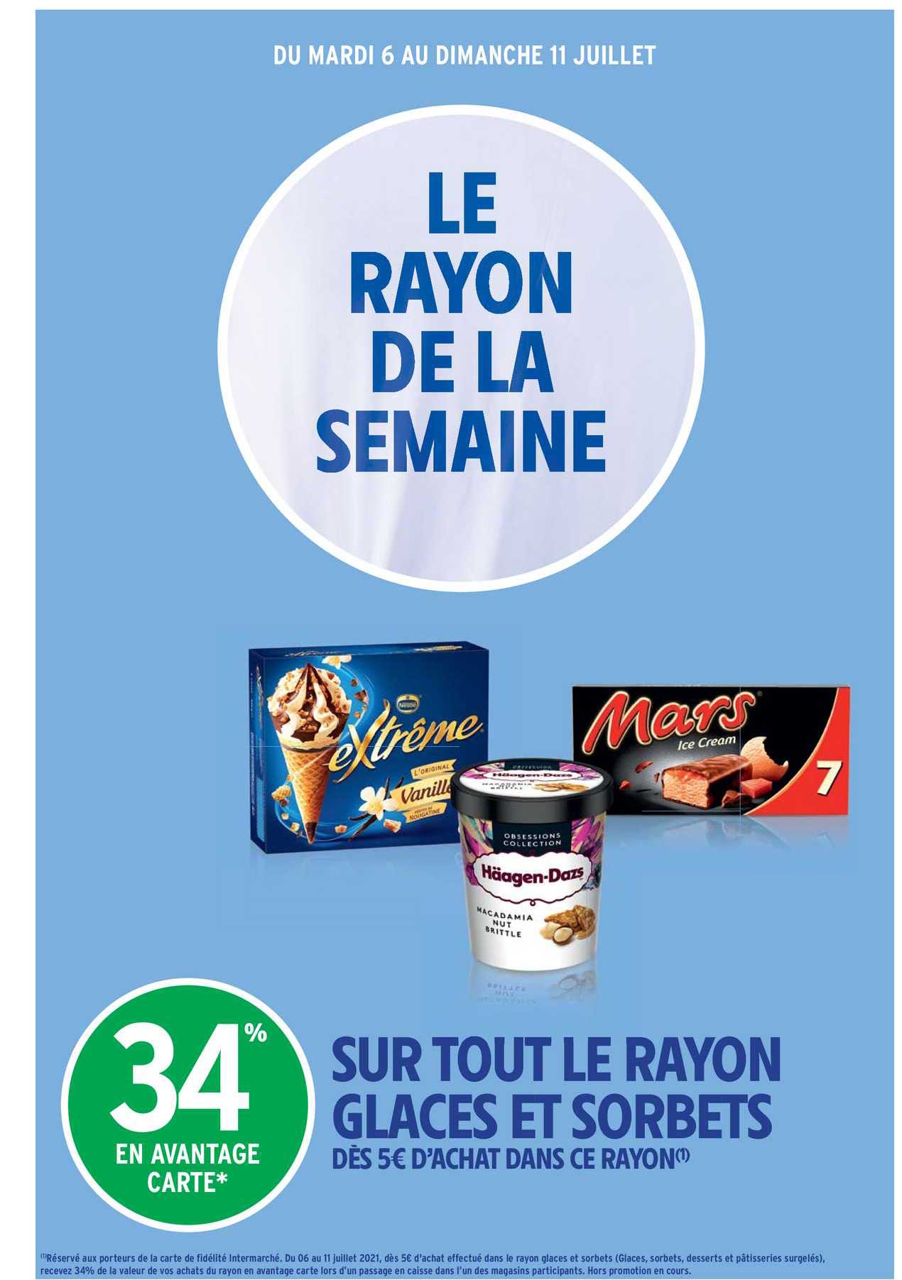 tout le rayons glaces et sorbets