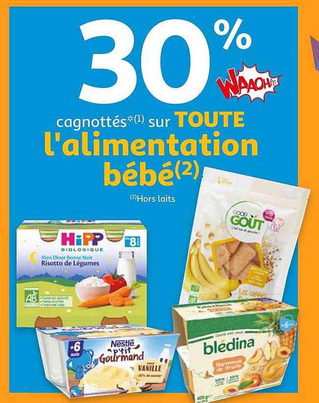 toute l'alimentation bébé