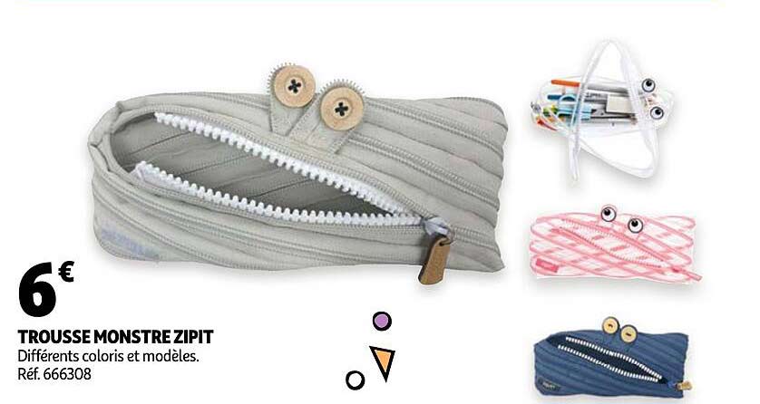 trousse monstre zipit
