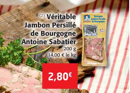 véritable jambon persillé de bourgogne antoine sabatier
