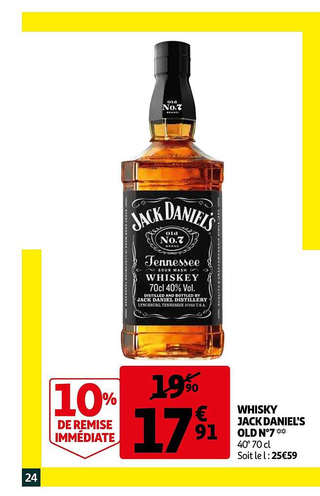 whisky jack daniel's old n°7