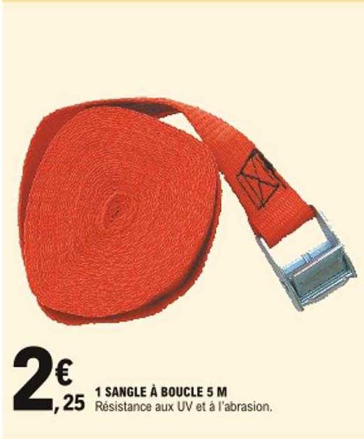 1 sangle à boucle 5 m
