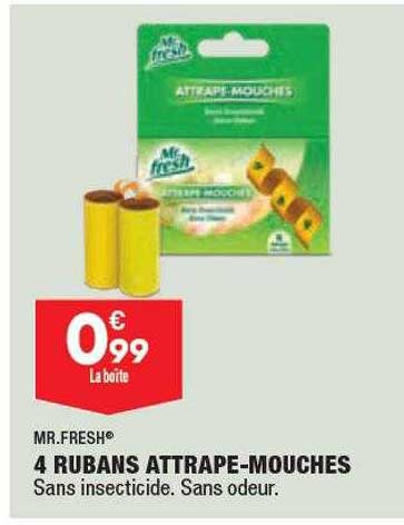 4 rubans attrape-mouches mr. fresh