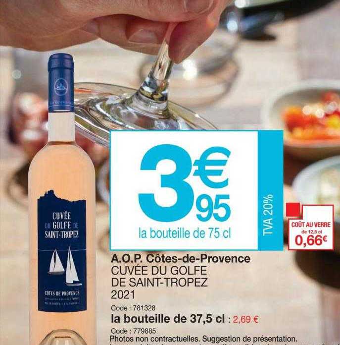 a.o.p. côtes-de-provence cuvée du golfe de saint-tropez 2021