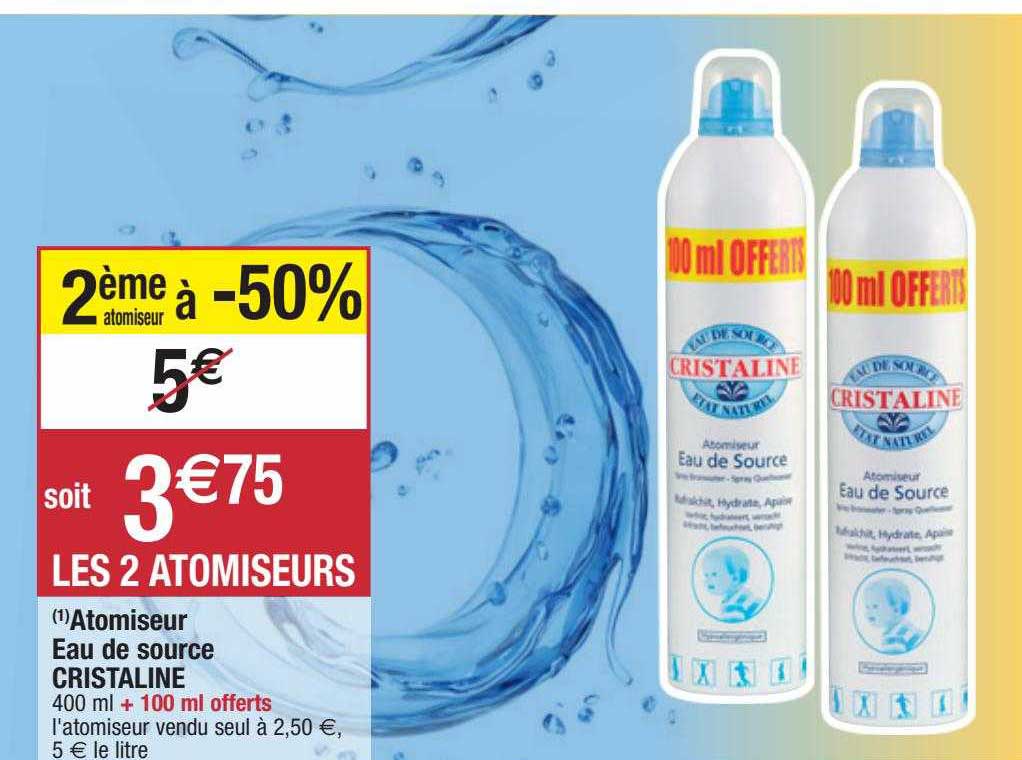 Atomiseur Eau De Source Cristaline