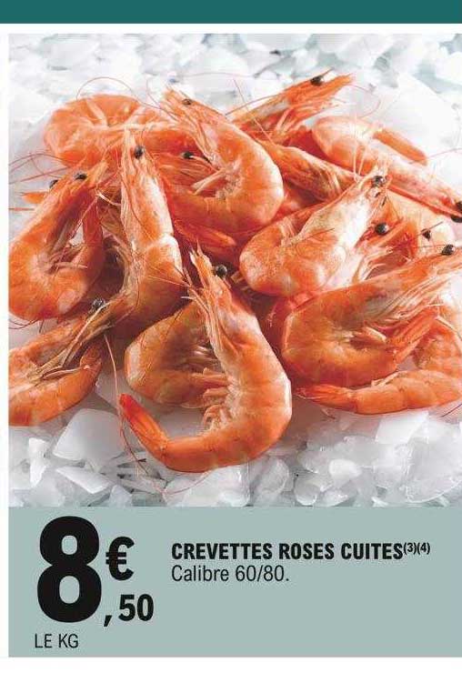 Crevettes Roses Cuites