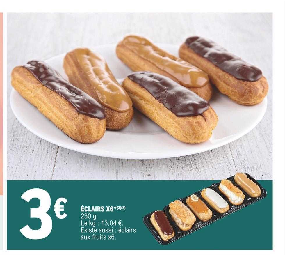 éclairs X6