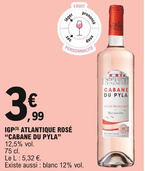 ipg atlantique rosé "cabane du pyla"