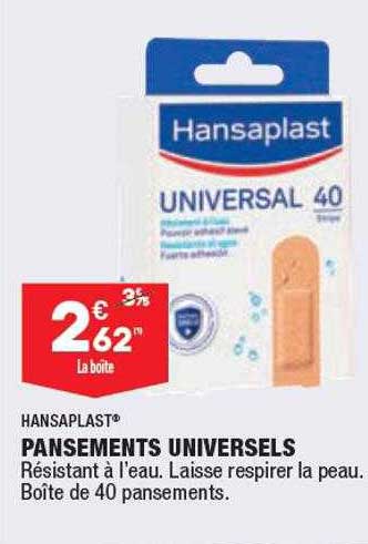 pansements universels hansaplast
