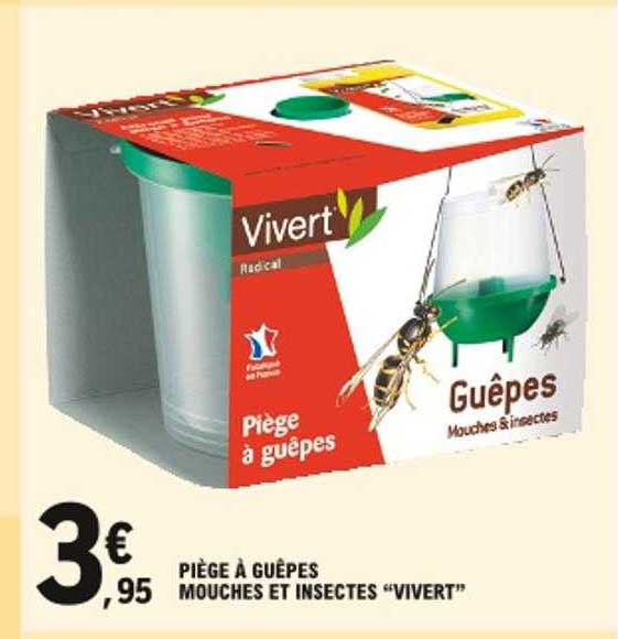 piège à guêpes mouches et insectes "vivert"