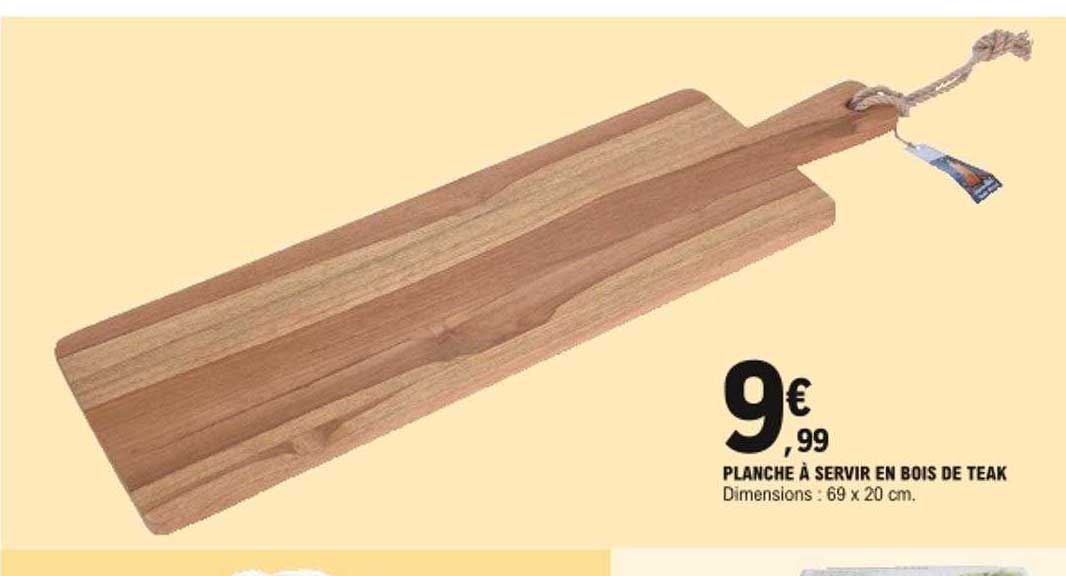 planche à servir en bois de teak