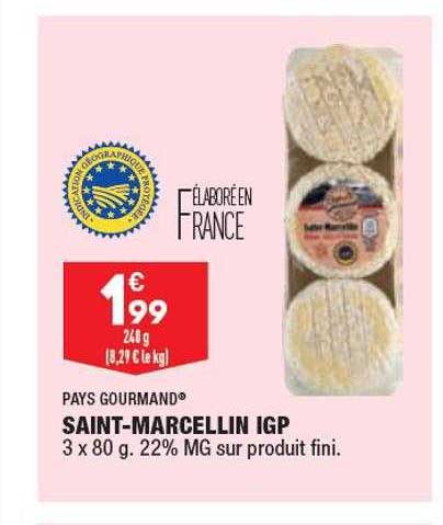 Saint-marcellin Igp Pays Gourmand