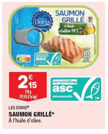 Saumon Grillé Les Doris