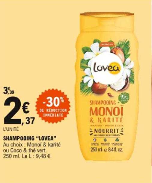 Shampooing "lovea"