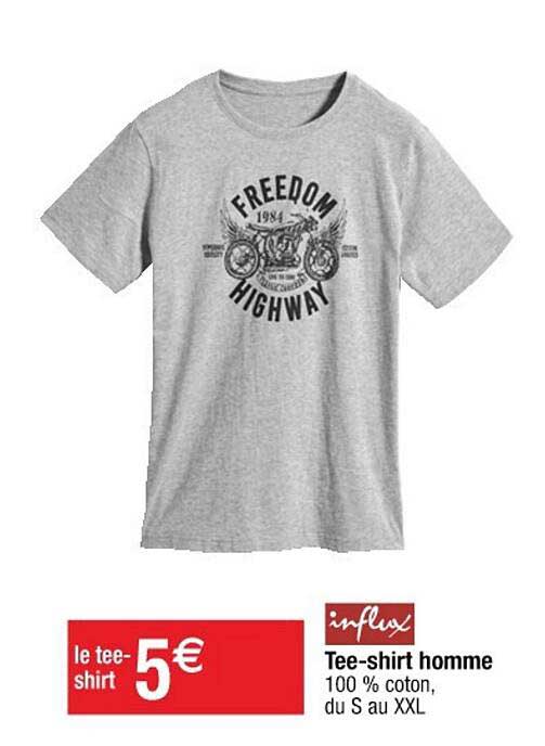 tee-shirt homme influx