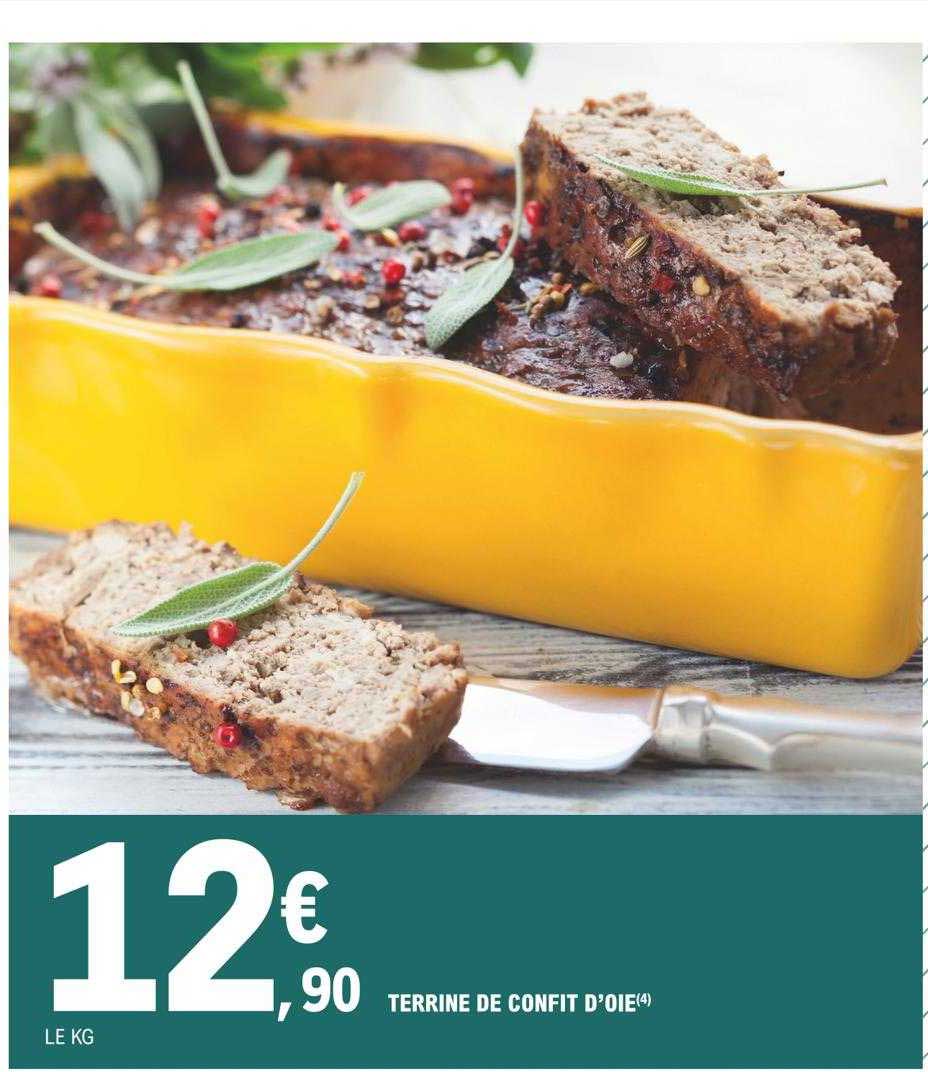 terrine de confit d'oie